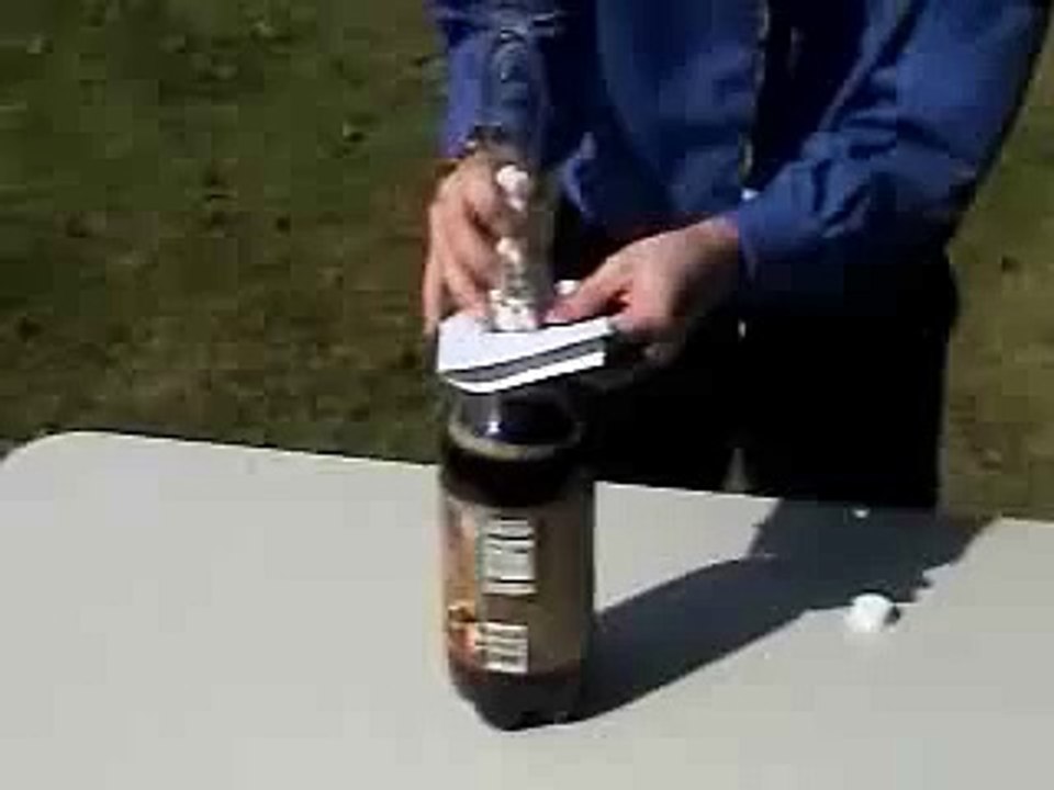 Mentos + Soda = Explosion