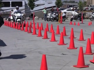 Fast Honda ST1300 Police Bike in Competition