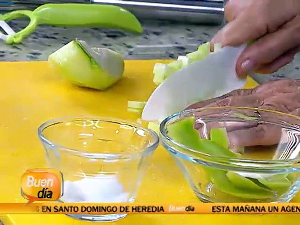 Receta: Souflé de chayote