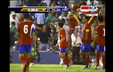 Gol: República Dominicana 0 - Costa Rica 2