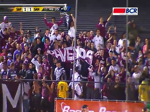 Gol: Saprissa 1 - 1 Santos