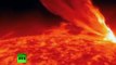 Amazing video of massive solar flare erupting from surface of Sun