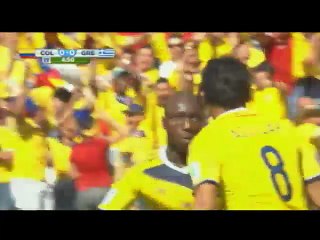 Gol Colombia 1 - Grecia 0