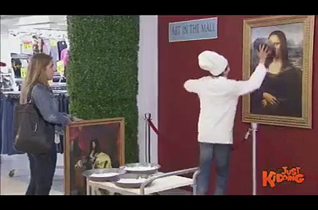 Broma con cuadro de Mona Lisa