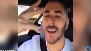 Karim Benzema Shows Of His Vocal Skills Be Singing A 2PAC Song In His Bugatti Veyron!