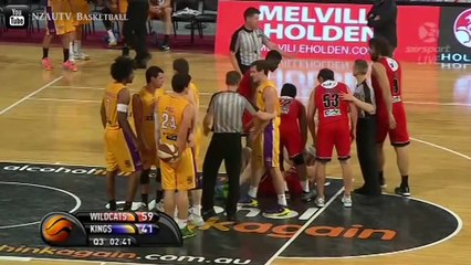 Josh Childress Elbows Jesse Wagstaff - Ejected (NBL 2014)