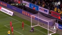 Marcus Berg Goal on a great Zlatan's assist | Sweden vs Iran (2-1) | 2015
