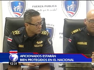 Unos 400 oficiales velarán por la seguridad en partido entre Costa Rica-EEUU