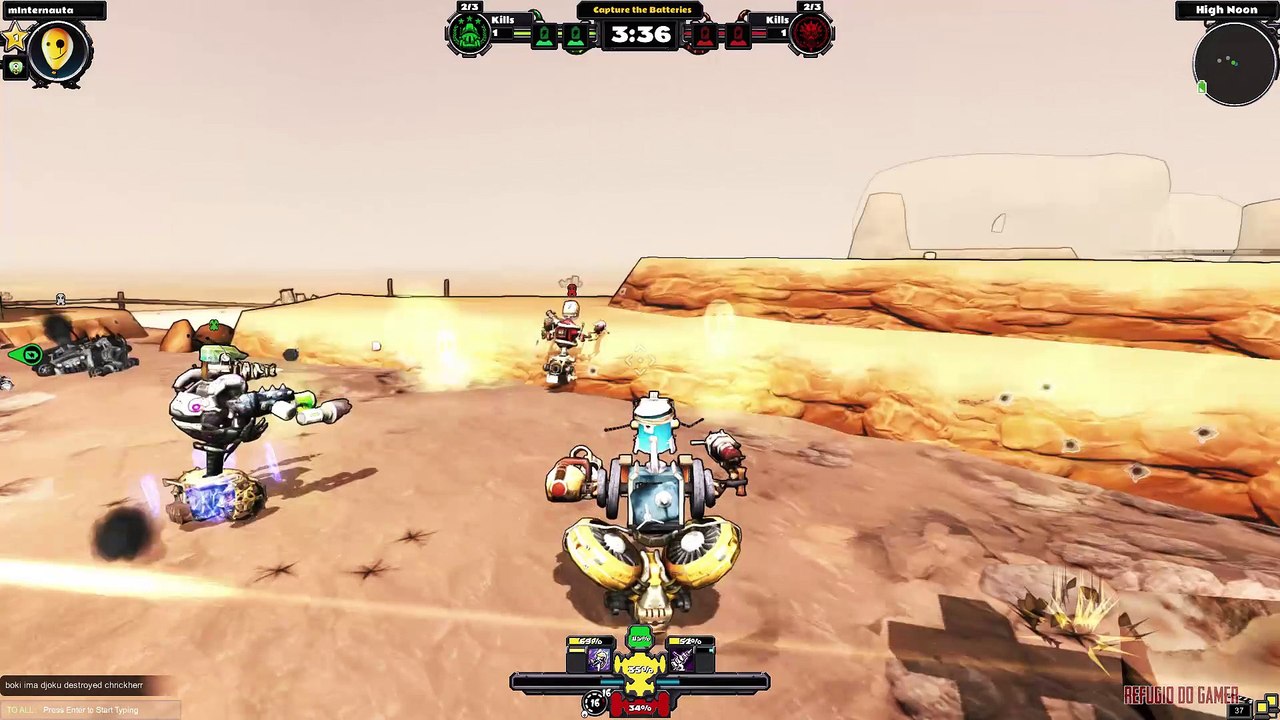 Guns And Robots ∞' : Tiroteio a moda faroeste