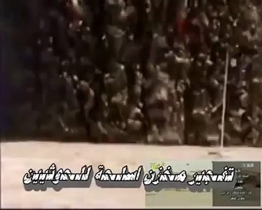 (طيار سعودي يستعرض في اليمن امام الحوثيين (عاصفة الحزم