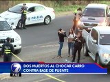 Dos personas mueren calcinadas en accidente de tránsito en Alajuela