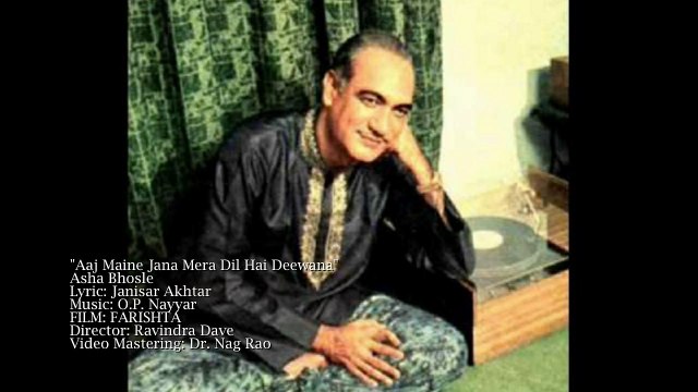 O.P. NAYYAR, DR. NAG RAO, MEENA KUMARI, ASHOK KUMAR, SOHRAB MODI, ANITA GUHA, MEHMOOD, JANISAR AKHTAR, ASHA BHOSLE, AAJ