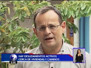 CNE intensifica vigilancia por riesgo de deslizamiento en 6 cerros