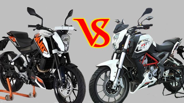 Benelli TNT25 vs KTM Duke 200 Specifications Comparison