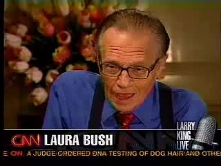 Laura Bush Talks about Mitt Romney on Larry King Live