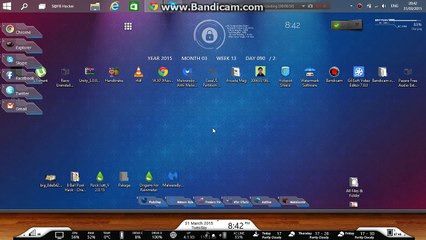 My Desktop Version V2.0.16 - Rainmeter the best Skin 2015 by Rock jutt