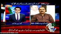 MQM NA-246 Candidate Caught Lying in Shahzeb Khanzada's Show