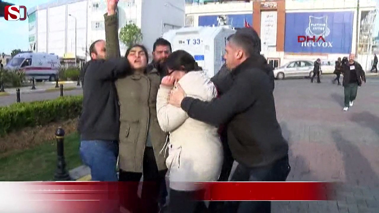 Adli Tıp önünde gözaltı