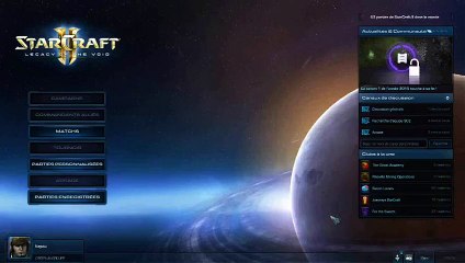 L'interface de Legacy of the Void