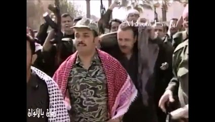 وصول المتطوعين اليمنيين الى بغداد مارس 2003