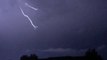 Lightening strike filmed with iPhone slow motion