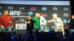 Le champion d'UFC Conor McGregor vole la ceinture de Jose Aldos en pleine conférence de presse