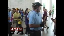 Adam Kokesh body slammed, choked, police brutality at Jefferson Memorial