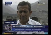 Humala: No aceptaremos que Chile pase espionaje por agua tibia