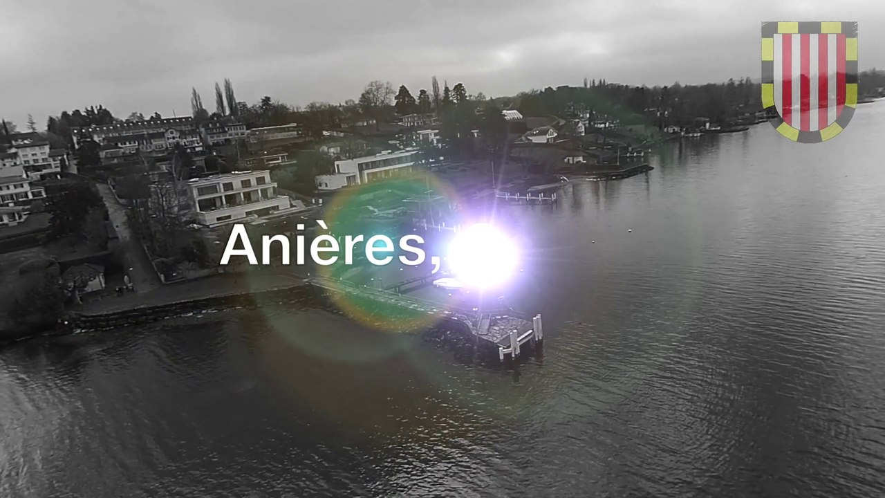 Anières vue du ciel