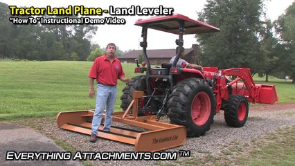 How To - Tractor Land Plane - Gravel Road Maintenance