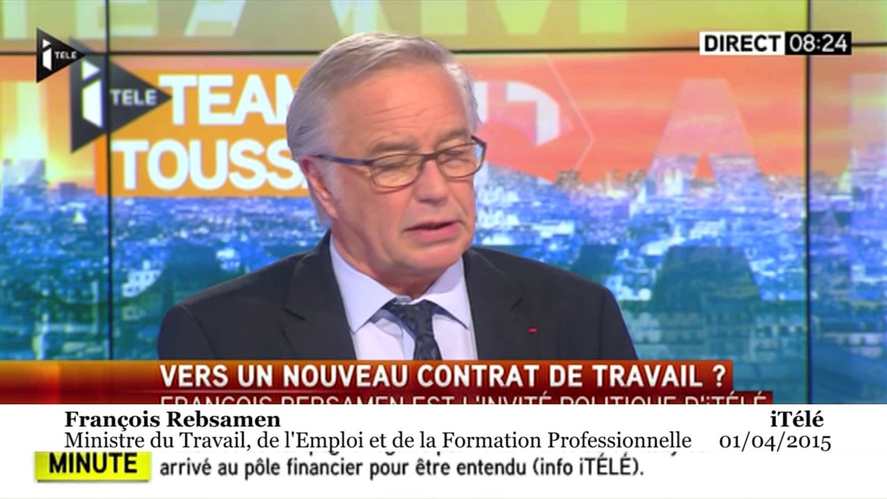 François Rebsamen : «Je ne serai pas le ministre du Travail qui réformera le code du travail»