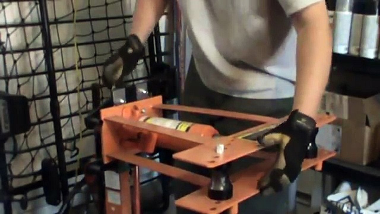 Harbor Freight pipe bender modified for bending tube