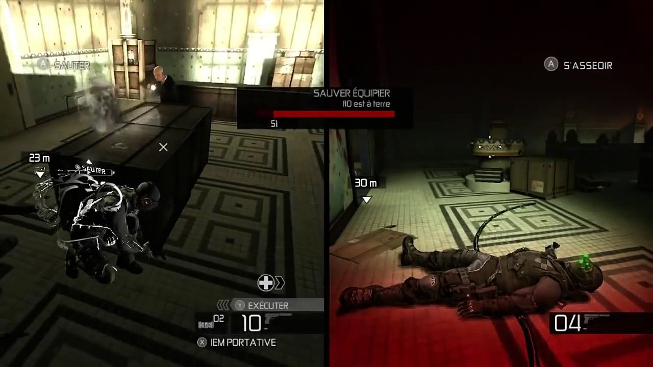 1- Splinter Cell Conviction avec MON frère ! Le bourrin et l espion.