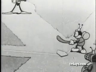 BASEBALL CARTOON RARE 1930's