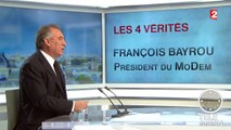 Les 4 Vérités - François Bayrou soutient Alain Juppé pour 2017