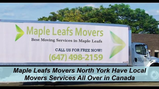 Maple Leafs Movers North York - Get A Moving Quote