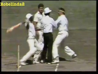 Cricket's Rare FIGHT- Javed Miandad vs Dennis Lillee - Full Video