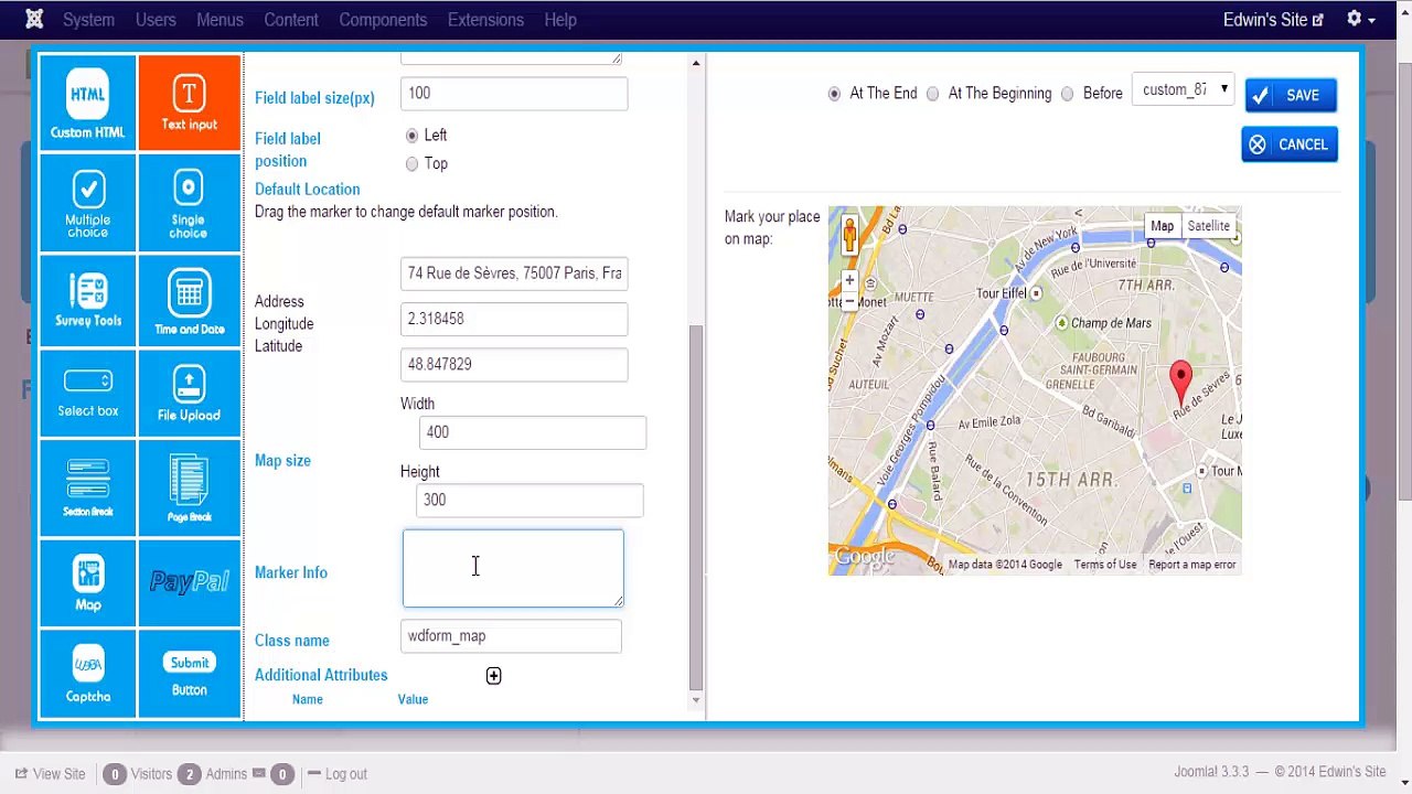Joomla Form Maker Video 2