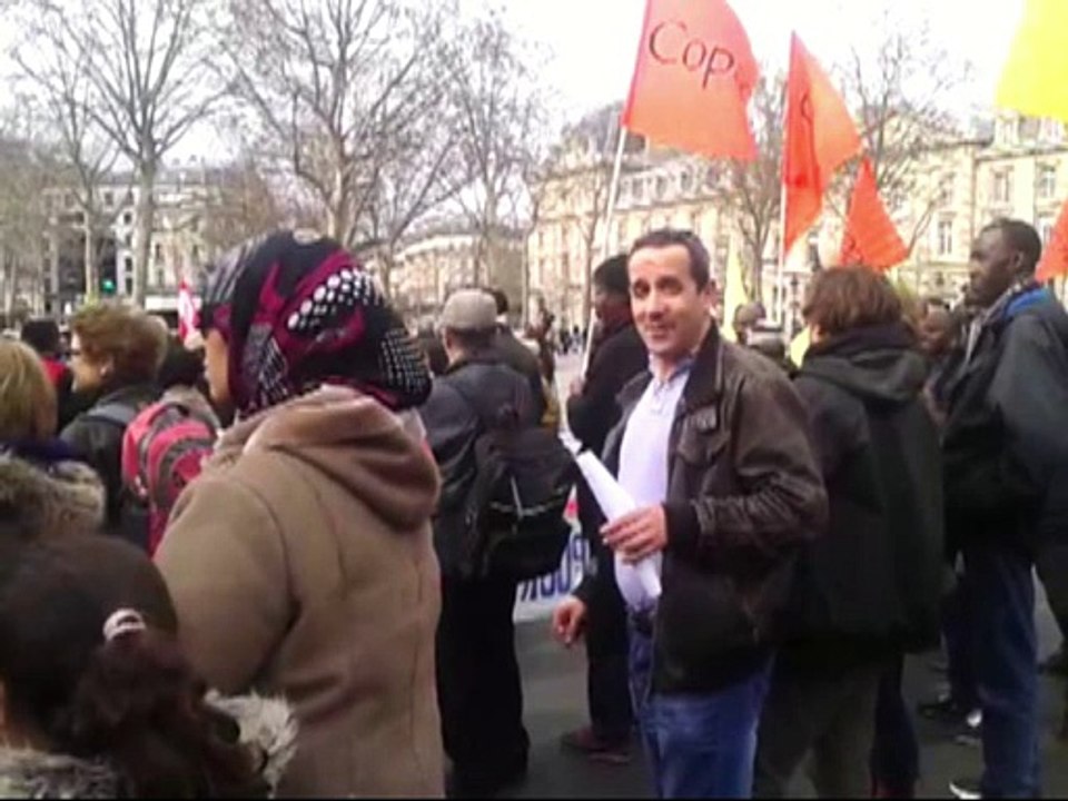 Manif 28 mars 2015 contre les expulsions locatives