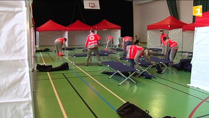 Exercice de sécurité civile au CCS