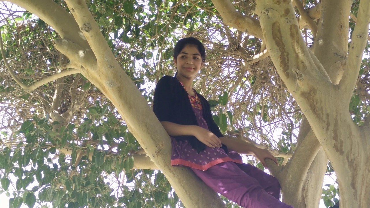 Climbing a tree