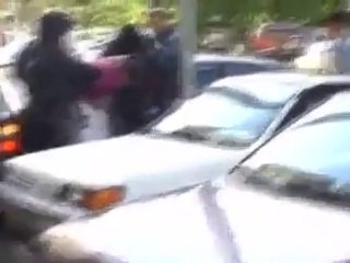 Zásah české policie. Czech Police super action against car thieves.