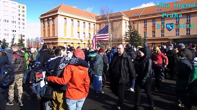 Американские военные в Праге 31.03.2015. The US military in Prague 31.03.2015
