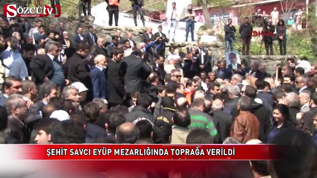 Şehit Savcı Eyüp Mezarlığı'nda toprağa verildi
