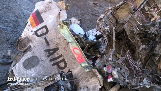 Sur le site du crash de l'A320 de Germanwings