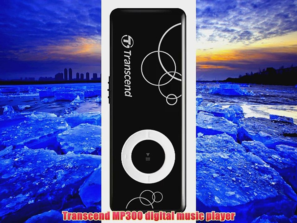 Transcend TS8GMP300K 0p3 8gb Mp300 Mp3 Player With Usb Flash Drive Black