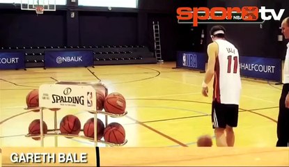 Gareth Bale'den basketbol şovu