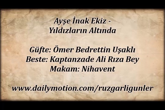 Ayşe İnak Ekiz-Yıldızların Altında