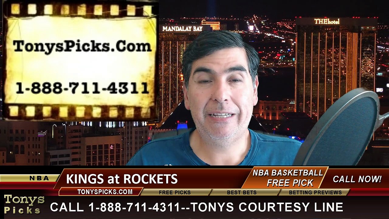 Houston Rockets vs. Sacramento Kings Free Pick Prediction NBA Pro Basketball Odds Preview 4-1-2015