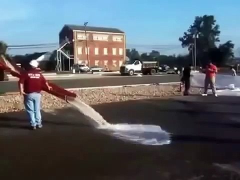 Concrete absorbs water like a sponge